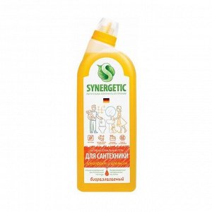 Средство биоразлагаемое для мытья сантехники Грейпфрут и апельсин, Synergetic, 700мл