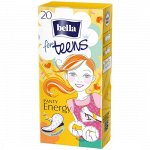 Ежедневные ультратонкие прокладки Bella for teens Panty Energy Deo (20 шт.)