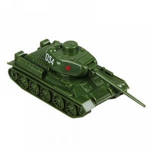 ИГРОЛЕНД Игрушка  "Танк Т-34",инерция, PP,12х4,5х4,3см