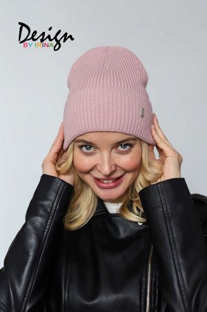 Вязаная шапка «PERFECT» (роз.)