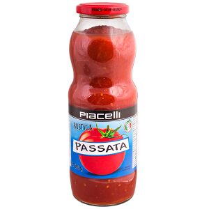 Томаты PIACELLI PASSATA протертые с кусочками томатов 690 г 1 уп.
