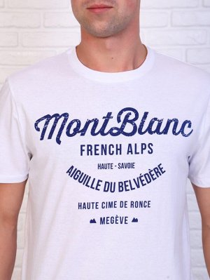 Футболка мужская Mont Blanc (белая)