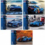 Альбом для рисования 32л., А4, на спирали Hatber &quot;BLUEsupercar&quot;, перфорация на отрыв