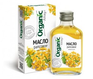 Масло рапсовое холодного отжима Organic Altay 100 мл.