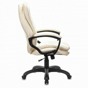 Кресло офисное BRABIX Trend EX-568, экокожа, бежевое