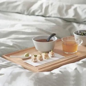 Столик бамбуковый/Столик для завтрака в постели/Столик для подачи чая/кофе