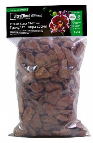 Гранулят из сосновой коры UltraEffect Pro Line Super 19-28 mm, 1,2 л