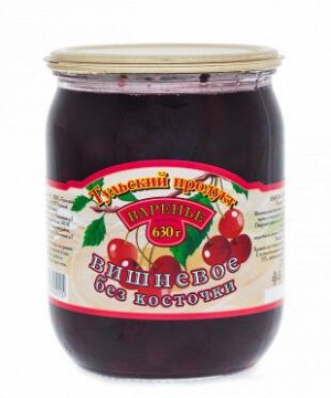 Варенье вишневое 630 гр Тульский продукт ГОСТ | Джем, варенье, повидло ...