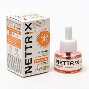 Дополнительный флакон-жидкость Nettrix Soft, детский, 30 ночей