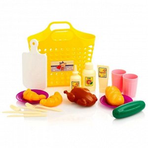 Игровой набор «Пикник» 18 предметов, цвета МИКС