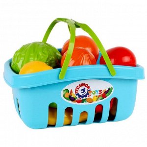 Набор овощи+фрукты в корзине, МИКС