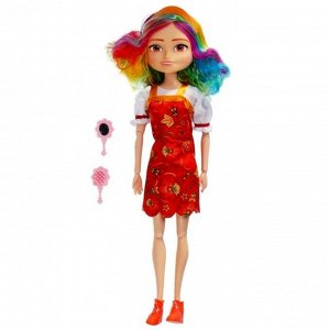 Кукла «Варя» Царевны, с радужными волосами, аксессуары, 29 см