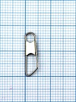 Карабин JpFishing Safety Snap #(10 шт, тест 11,2кг, stainess steel)