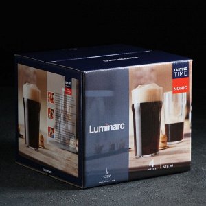 LUMINARC Набор стаканов для пива «Время дегустаций Ноник Английская пинта», 570 мл, 4 шт