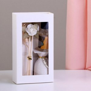 Набор подарочный "Прованс": ваза керамическая,аромамасло сандал,декор, "Богатство Аромата"