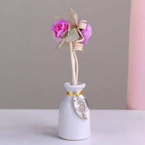 Набор подарочный "Прованс": ваза керамическая,аромамасло фиалка,декор, "Богатство Аромата"