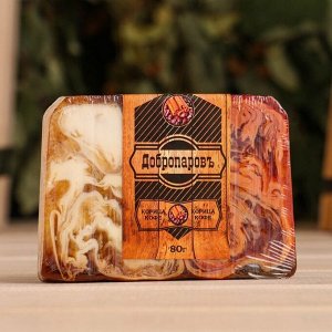 Натуральное мыло СПА - уход для бани и сауны "Корица — Кофе" Добропаровъ 80 гр