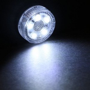 Светильник светодиодный Torso, автомобильный, 5 LED, d=3 см, белый