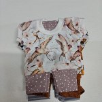 Комплект с коротким рукавом для куклы ростом 43-46см