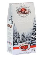 Чай Basilur ЗИМНИЕ ЯГОДЫ &quot;Брусника&quot; 100г*6 картон