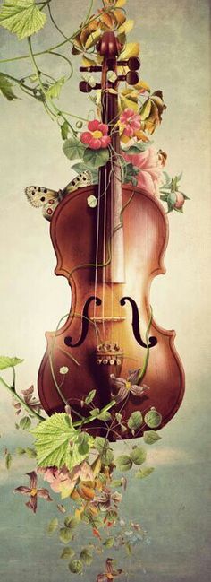 "Скрипка в цветах"