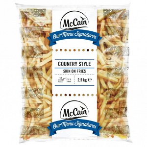 Картофель фри в панировке с кожурой (9мм) 2,5кг (1/4) "McCain"