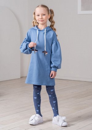 Единорог колготки детские джинс