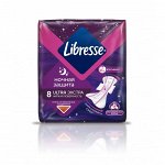 Прокладки Libresse Ultra Ночные Мягкая поверхность (3мм) 8шт