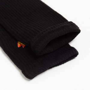 Носки MINAKU "Fire" цвет черный, р-р 36-38 (23 см)