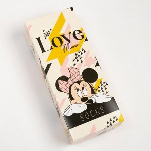 Набор носков "Love Minnie", Минни Маус, 5 пар, 20-22 см