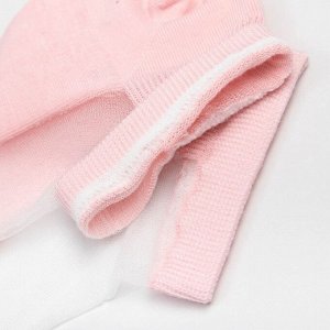 Носки женские стекляные MINAKU "Однотон" цвет розовый, р-р 35-37 (23 см)