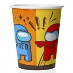 77287 Стакан бумажный &quot;Геймер. Игра Среди Нас&quot;, 250 мл, 6 шт.
