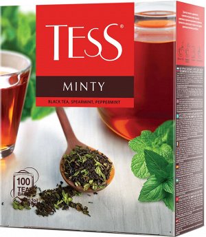 Чай Tess Minty black tea 1,5г х 100 пакетиков