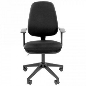 Кресло СН 661, с подлокотниками, черное 15-21, 1182994