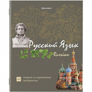 Тетради предметные, КОМПЛЕКТ 10 ПРЕДМЕТОВ, "STATUS", 48 листов, глянцевый УФ-лак, BRAUBERG, 404027