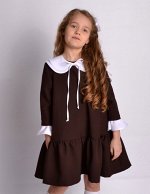 Школьное платье Мэри горький шоколад
