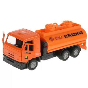 CT12-457-5WB Машина металл свет-звук KAMAZ БЕНЗОВОЗ 16,5 см, двери, люки, инерц., кор Технопарк в кор.2*24шт