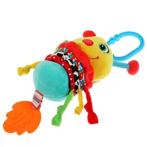RHC-CAT Текстильная игрушка подвеска гусеница с вибрацией на блистере Умка в кор.180шт