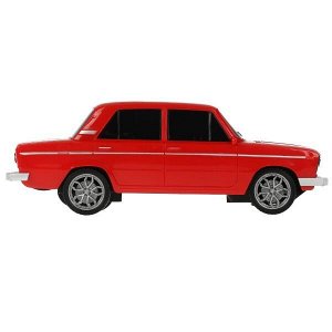 VAZ2106-18L-RD Машина р/у ВАЗ-2106 18 см, свет, крас, кор. Технопарк в кор.24шт