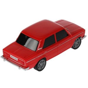 VAZ2106-18L-RD Машина р/у ВАЗ-2106 18 см, свет, крас, кор. Технопарк в кор.24шт