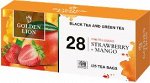Чай черный и зеленый GOLDEN LION &quot;Фруктовая Легенда&quot; с Клубникой и Манго 1,8 г х 25 пак. 1/36