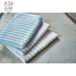 SUNG BO Салфетка для кухни универсальная №429 "Сotton Filled Dishcloth" - 30см?30см, хлопковая 2шт.