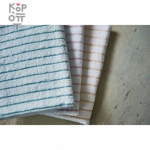 SUNG BO Салфетка для кухни универсальная №429 "Сotton Filled Dishcloth" - 30см?30см, хлопковая 2шт.