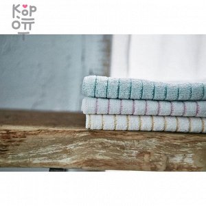 SUNG BO Салфетка для кухни универсальная №429 "Сotton Filled Dishcloth" - 30см?30см, хлопковая 2шт.