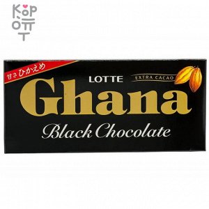 LOTTE Black Chocolate - Шоколад Гана черный 50гр.