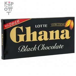 LOTTE Black Chocolate - Шоколад Гана черный 50гр.
