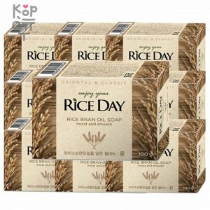 CJ LION Rice Day - Мыло туалетное Рисовые отруби (Yoon), 100гр.