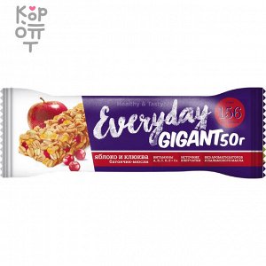 Батончик с яблоком и клюквой Everyday Gigant, 50гр.