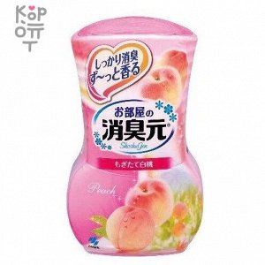 KOBAYASHI Oheyano Shoshugen  Жидкий дезодорант для комнаты с ароматом персика 400 мл.