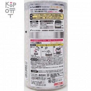 ST Shoushuuriki Жидкий дезодорант – ароматизатор для туалета с ароматом древесного угля и сандалового дерева 400мл.